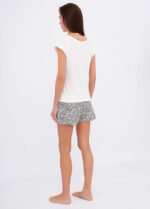 Піжама жіноча 010103005_молочний леопард - Зображення 4