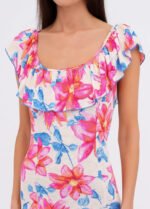 Сукня-сарафан жіноча  040420061_рожево-бежевий - Зображення 3