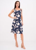 Сарафан «Квіткова фея» 040120055_бежево-синій