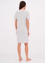 Нічна сорочка жіноча 020130158_сірий ведмідь - Зображення 4
