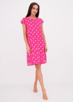 Нічна сорочка жіноча 020120192_малиновий