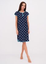 Нічна сорочка жіноча 020120192_темно-синій