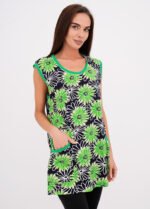 Футболка жіноча 070130106_синьо-зелений