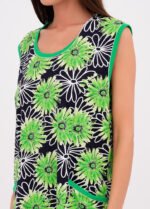 Футболка жіноча 070130106_синьо-зелений - Зображення 3