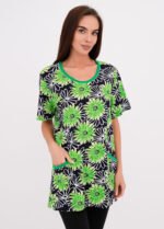 Футболка жіноча 070130106а_синьо-зелений
