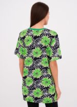 Футболка жіноча 070130106а_синьо-зелений - Зображення 4