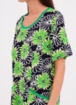 Футболка жіноча 070130106а_синьо-зелений - Зображення 3