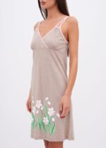 Нічна сорочка 020110203_бежевий - Зображення 3