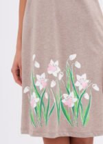 Нічна сорочка 020110203_бежевий - Зображення 2