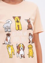 Нічна сорочка жіноча 020130082_пісочний пес - Зображення 4