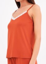 Піжама жіноча 010311258_теракотовий - Зображення 3