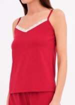 Піжама жіноча 010311258_темно-червоний - Зображення 3