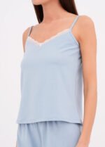 Піжама жіноча 010311258_блакитний - Зображення 3