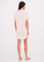 Нічна сорочка жіноча 020130090_пудровий - Зображення 2