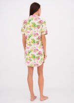 Нічна сорочка жіноча 020130090_вершковий фламінго - Зображення 4