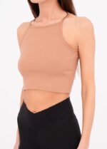 Топ жіночий 110320053_коричневий - Зображення 3