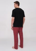 Штани чоловічі 190224264_червоно-чорний - Зображення 2