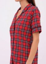 Піжама жіноча 010131015_червоно-чорний - Зображення 3