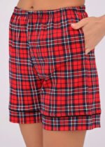 Піжама жіноча 010131015_червоно-чорний - Зображення 4