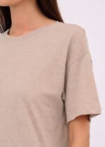 Футболка жіноча 070130981_бежевий - Зображення 4