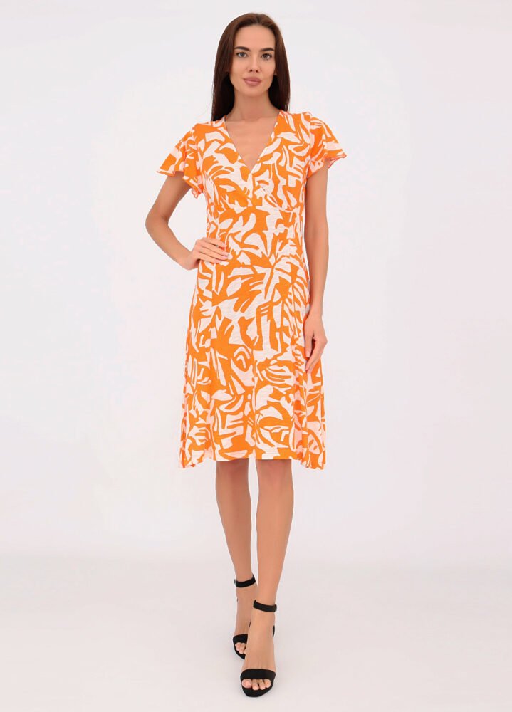 IMG_2013 Сукня жіноча 040420064_помаранчевий - Зображення 1