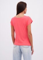 Футболка жіноча 070230187_кораловий - Зображення 4