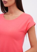 Футболка жіноча 070230187_кораловий - Зображення 2
