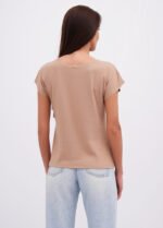 Футболка жіноча 070230187_бежевий - Зображення 2