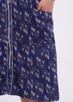 Халат жіночий 030120005_синій - Зображення 4