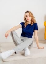 Штани жіночі 193024160_світло-сірий - Зображення 3