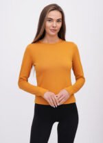 Лонгслів жіночий 070350196_гірчичний