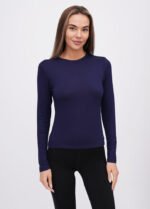 Лонгслів жіночий 070350196_темно-синій