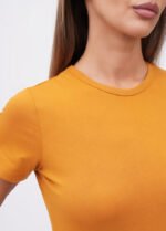 Футболка жіноча 070330984_гірчичний - Зображення 4