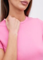 Футболка жіноча 070330984_рожевий - Зображення 4