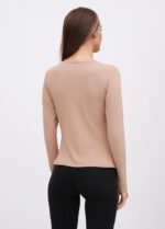 Лонгслів жіночий 070350196_капучино - Зображення 2