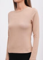 Лонгслів жіночий 070350196_капучино - Зображення 3