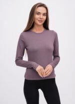 Лонгслів жіночий 070350196_сливовий