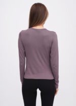 Лонгслів жіночий 070350196_сливовий - Зображення 2
