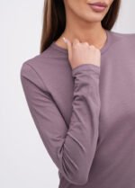 Лонгслів жіночий 070350196_сливовий - Зображення 4