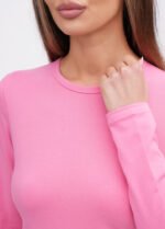 Лонгслів жіночий 070350196_рожевий - Зображення 4