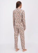 Піжама жіноча 010254126_кавовий - Зображення 2