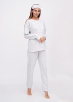 Піжама жіноча 010254105_попелястий