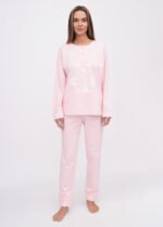 Піжама жіноча 010254105_яскраво-рожевий