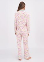 Піжама жіноча 010654268_рожевий квітка - Зображення 2