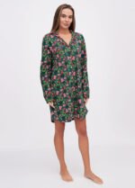 Нічна сорочка жіноча 020230090_темно-зелений
