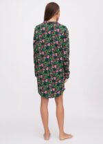 Нічна сорочка жіноча 020230090_темно-зелений - Зображення 2