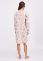 Нічна сорочка жіноча 020240196_пісочний - Зображення 2