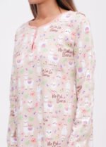 Нічна сорочка жіноча 020240196_пісочний - Зображення 3