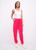 Штани жіночі велюрові 190724903_фуксія