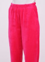 Штани жіночі велюрові 190724903_фуксія - Зображення 3